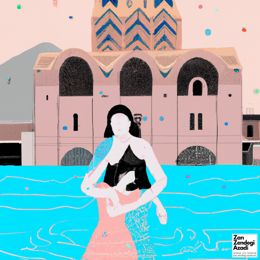 دو زن و یک کودک, شنا کردن, خیابان