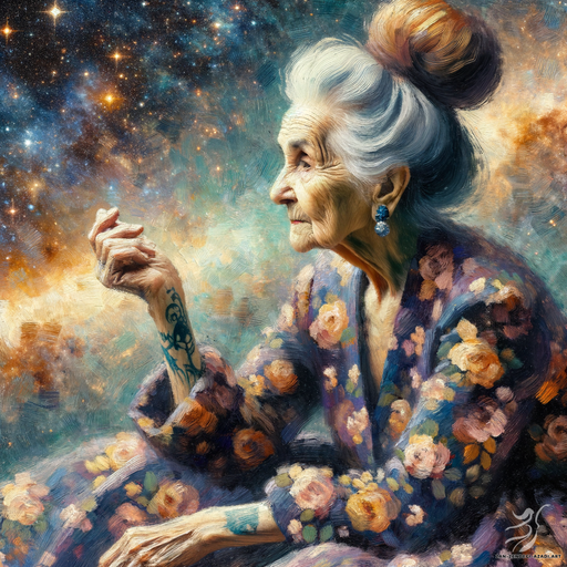 One woman, Walking, Galaxy