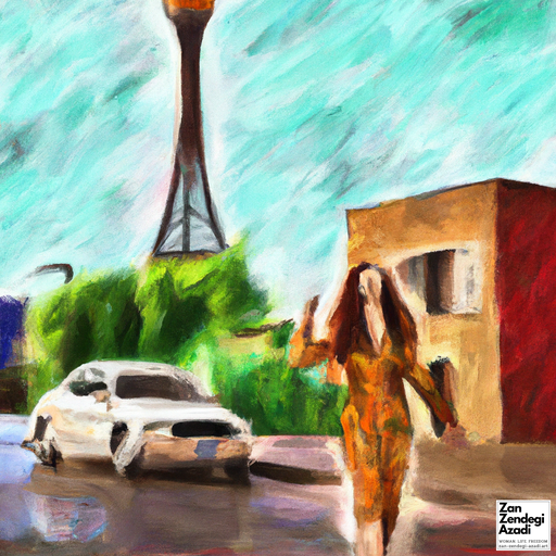 یک زن, آواز خواندن, خیابان
