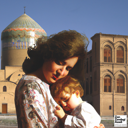 یک زن و یک کودک, در آغوش گرفتن, خیابان