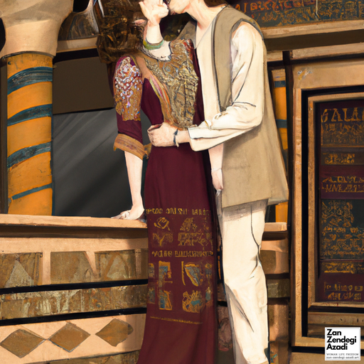 یک زن و یک مرد, بوسیدن, فروشگاه