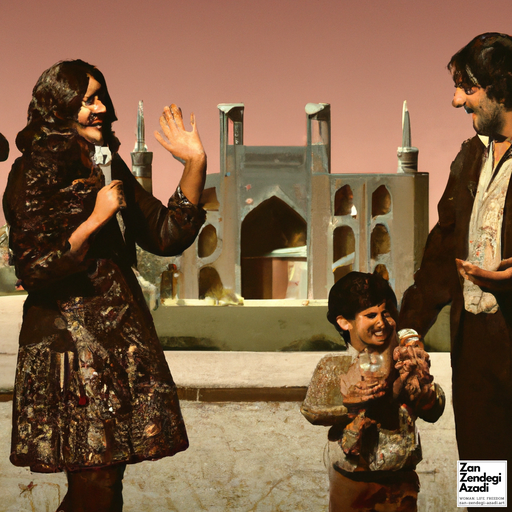 یک زن، یک مرد و یک کودک, آواز خواندن, خیابان
